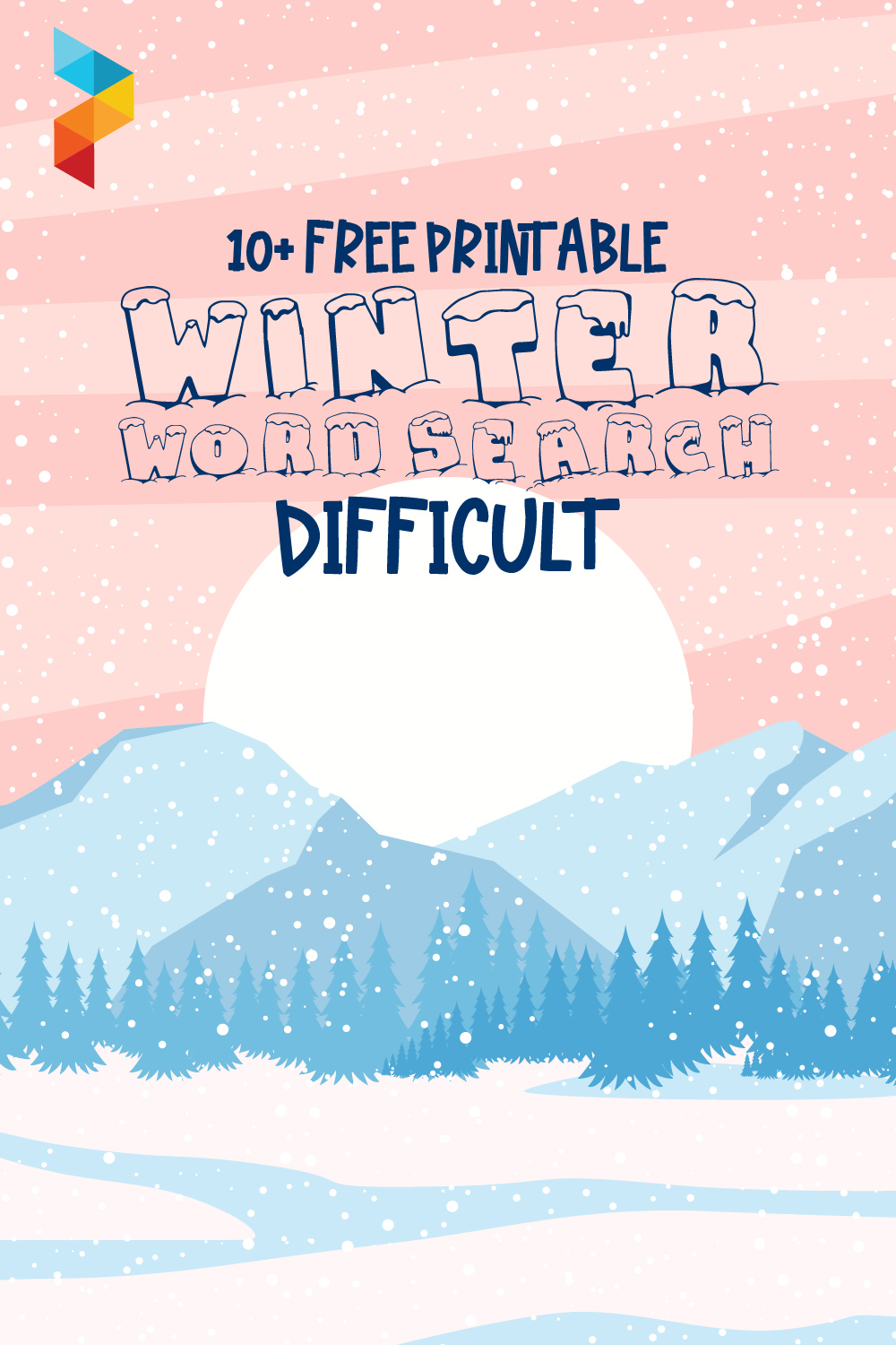 Winter Word Search Difficult