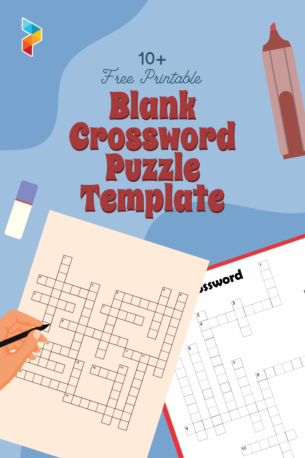 Blank Crossword Puzzle Template