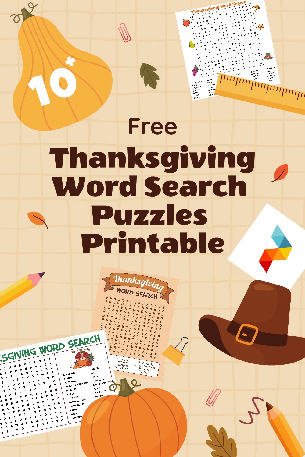 Thanksgiving Word Search Puzzles