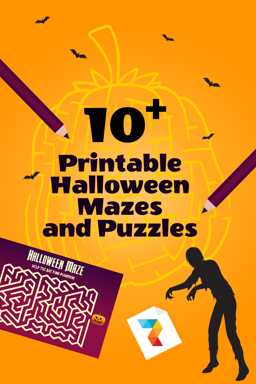 Halloween Mazes & Puzzles