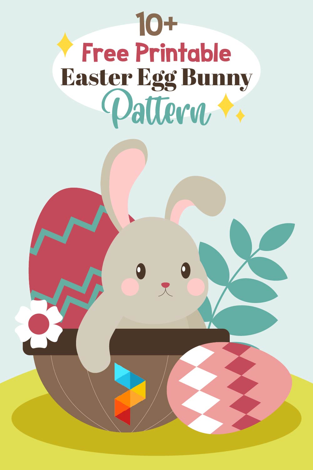 Easter Egg Bunny Pattern