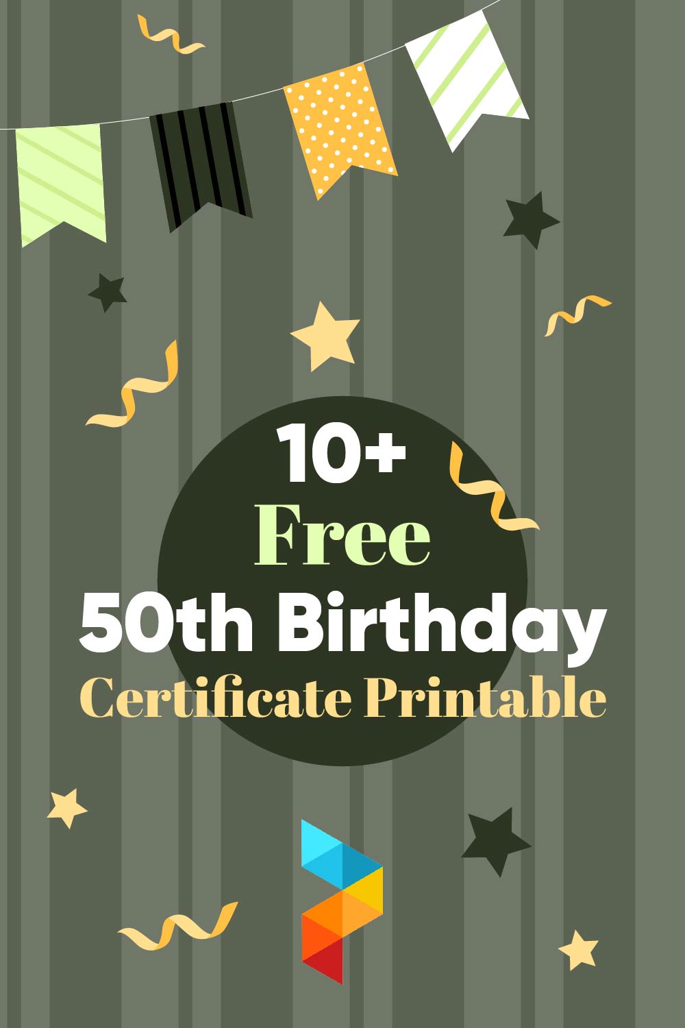 50th Birthday Certificate