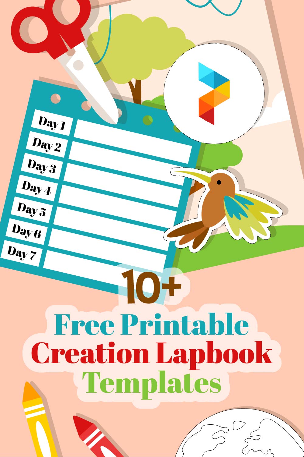 Creation Lapbook Templates