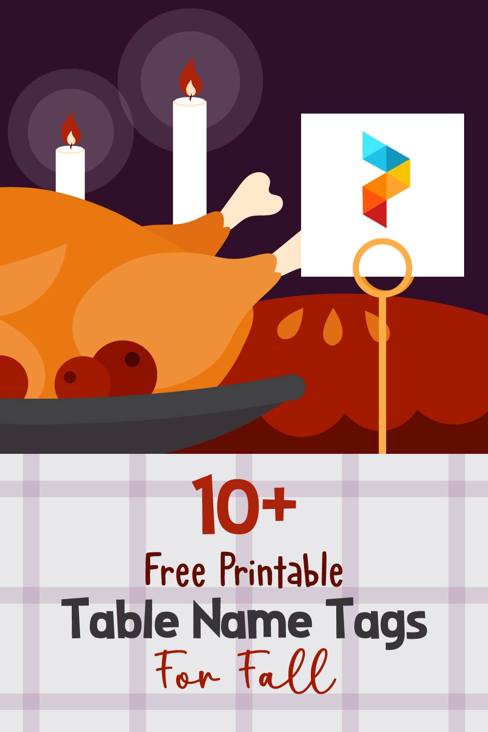 Table Name Tags For Fall