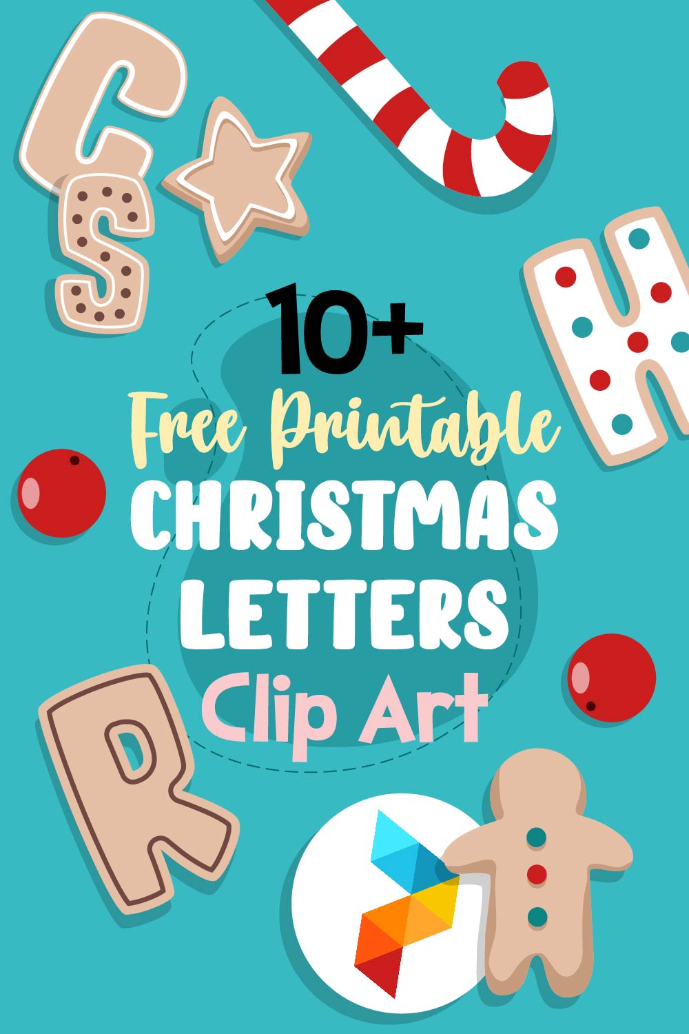 Christmas Letters Clip Art
