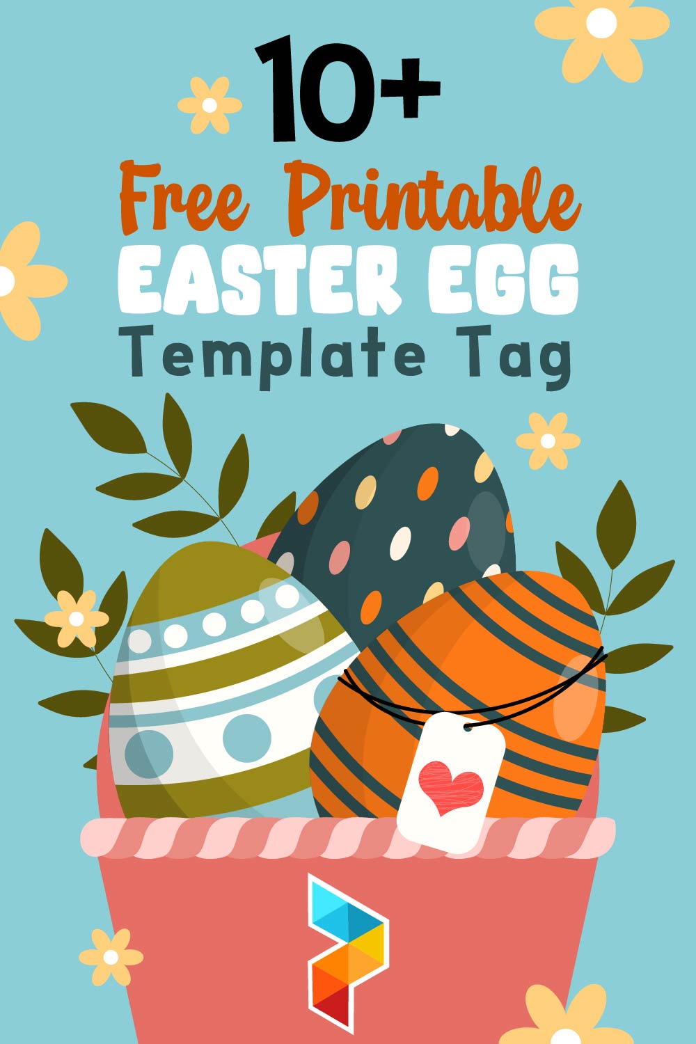 Easter Egg Template  Tag