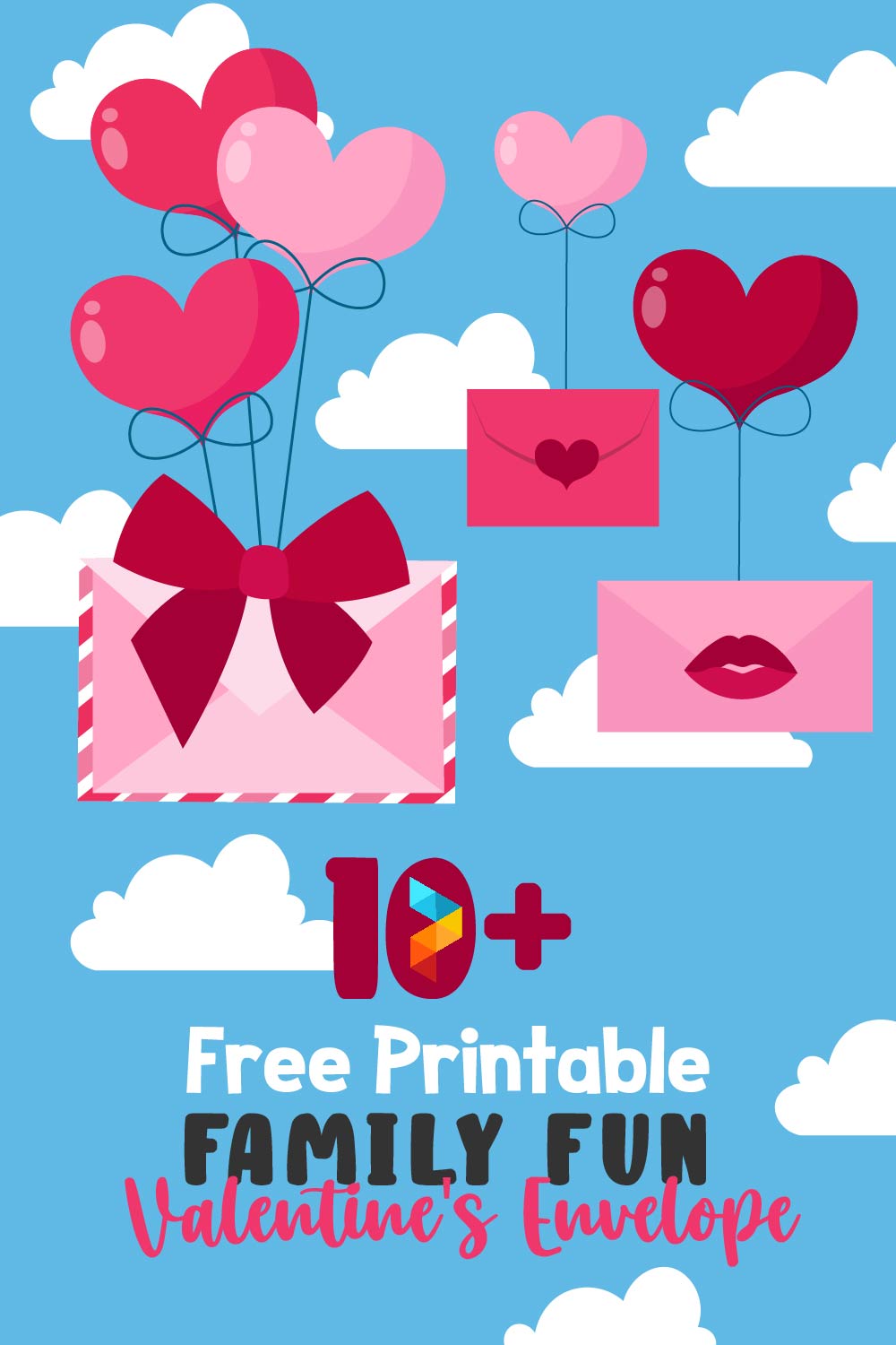 Family Fun Valentine's Printable Envelope
