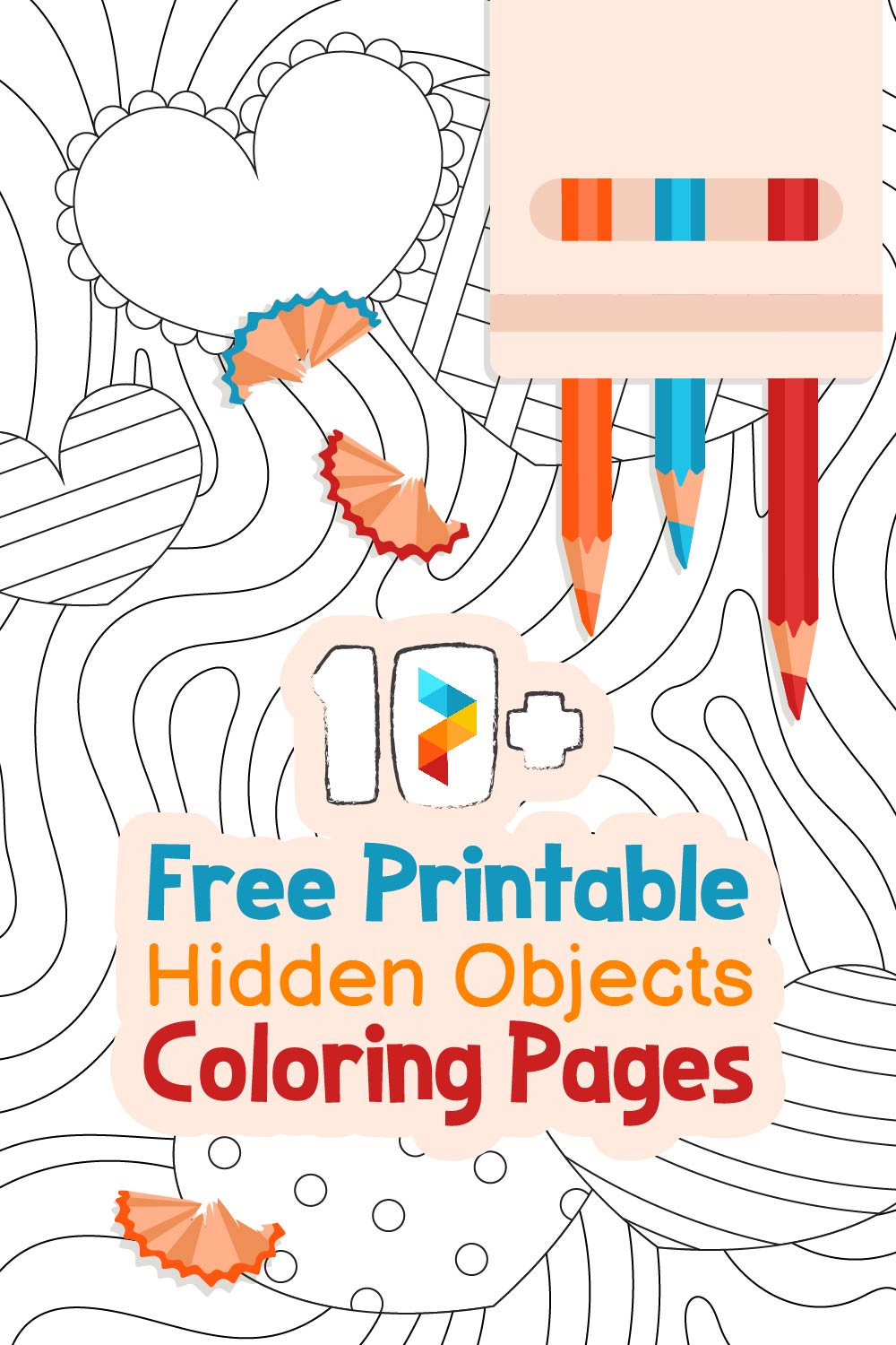 Hidden Objects Coloring Pages