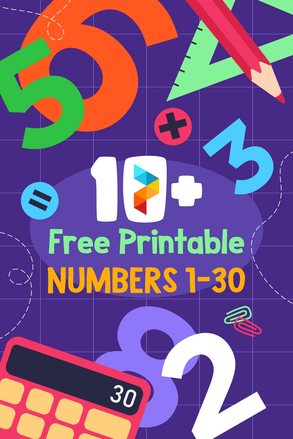 Printable Numbers 1- 30