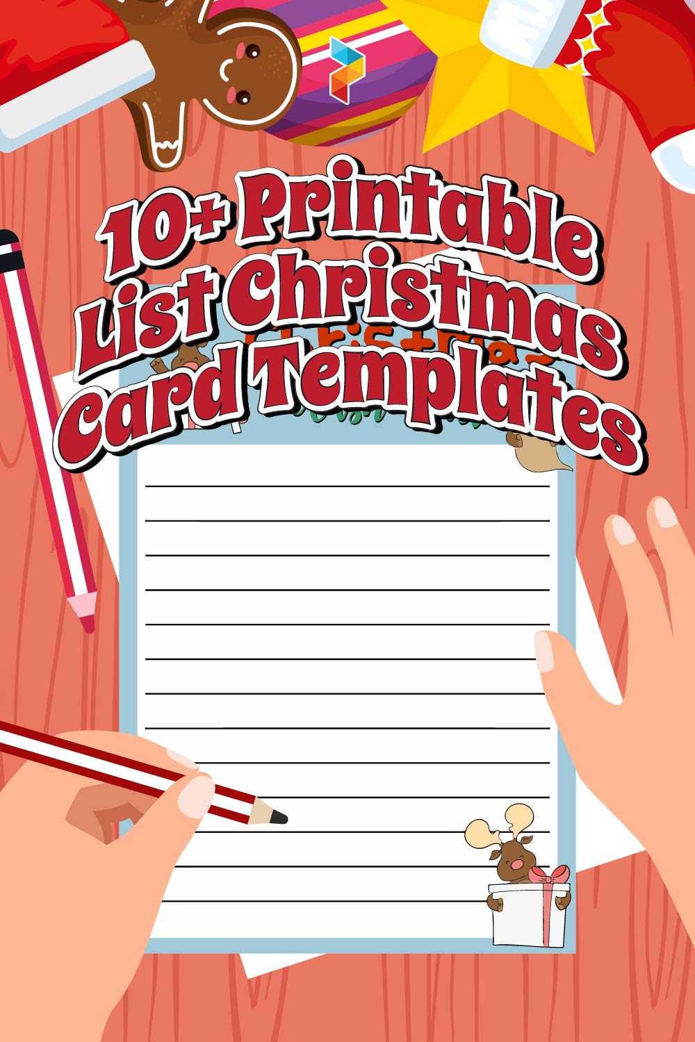 Printable List Christmas Card Templates