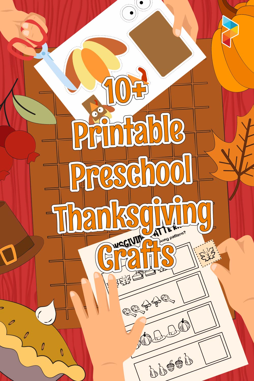 Printable Preschool Thanksgiving Crafts
