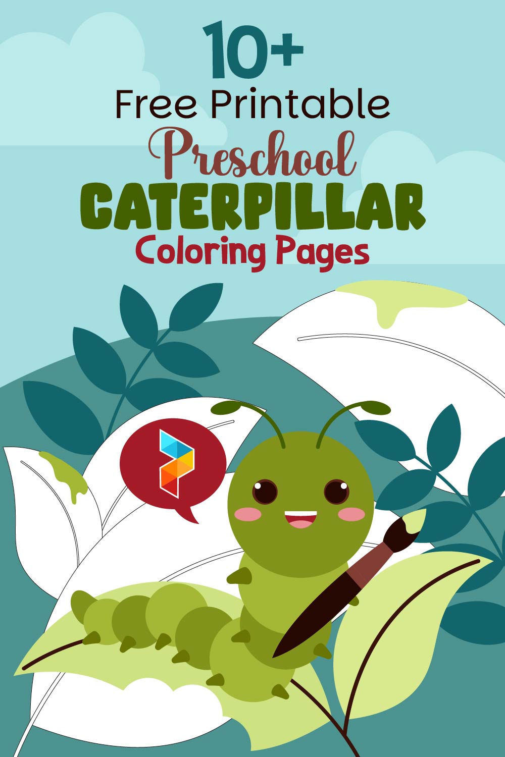 Preschool Caterpillar Coloring Pages