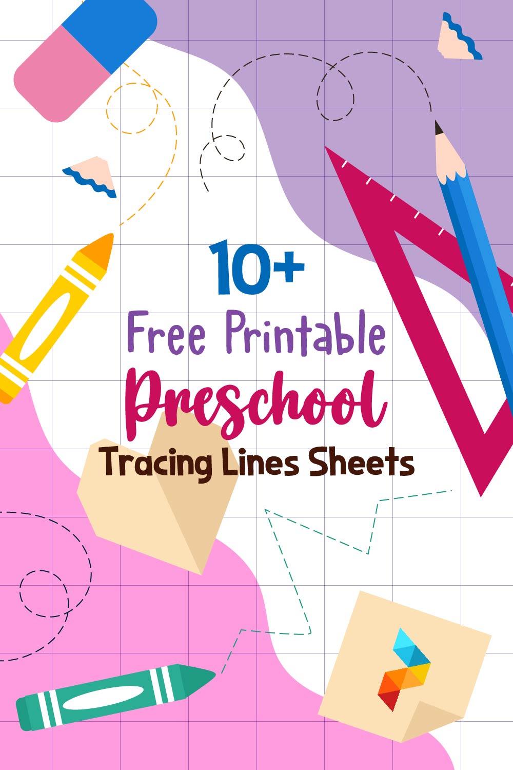 Preschool Tracing Lines Sheets