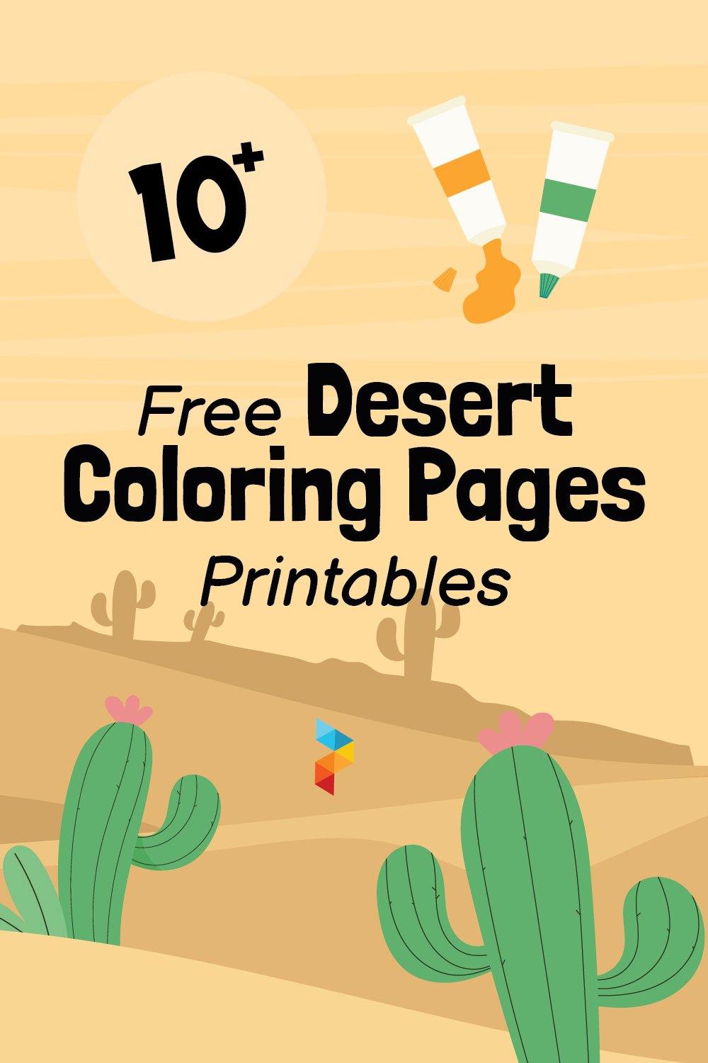 Desert Coloring Pages