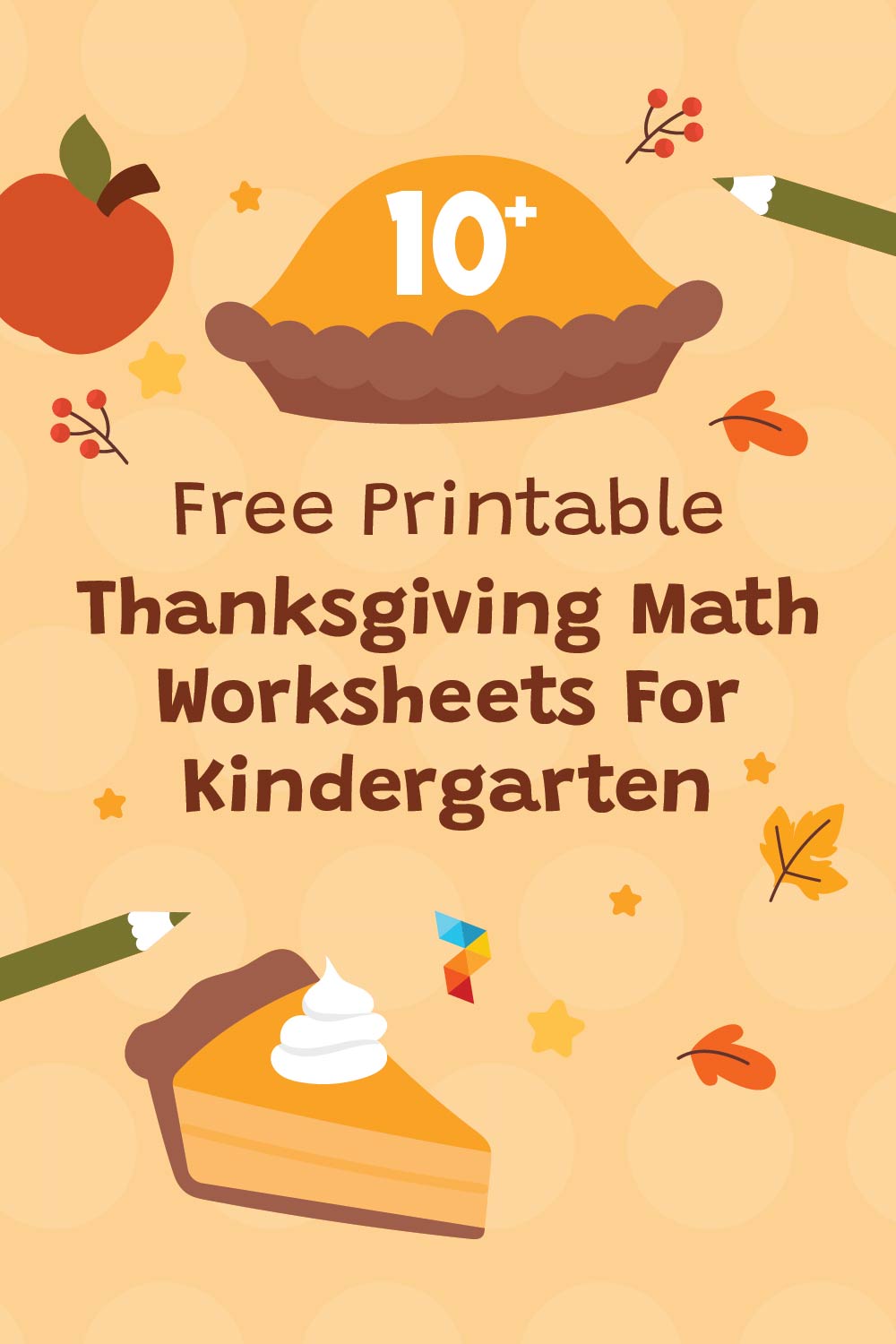 Thanksgiving Math Worksheets For Kindergarten