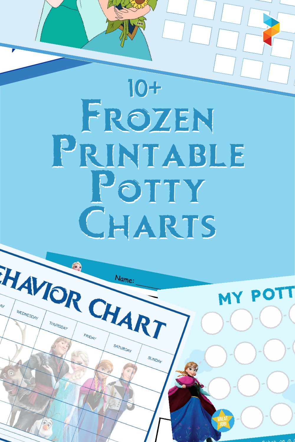 Frozen  Potty Charts