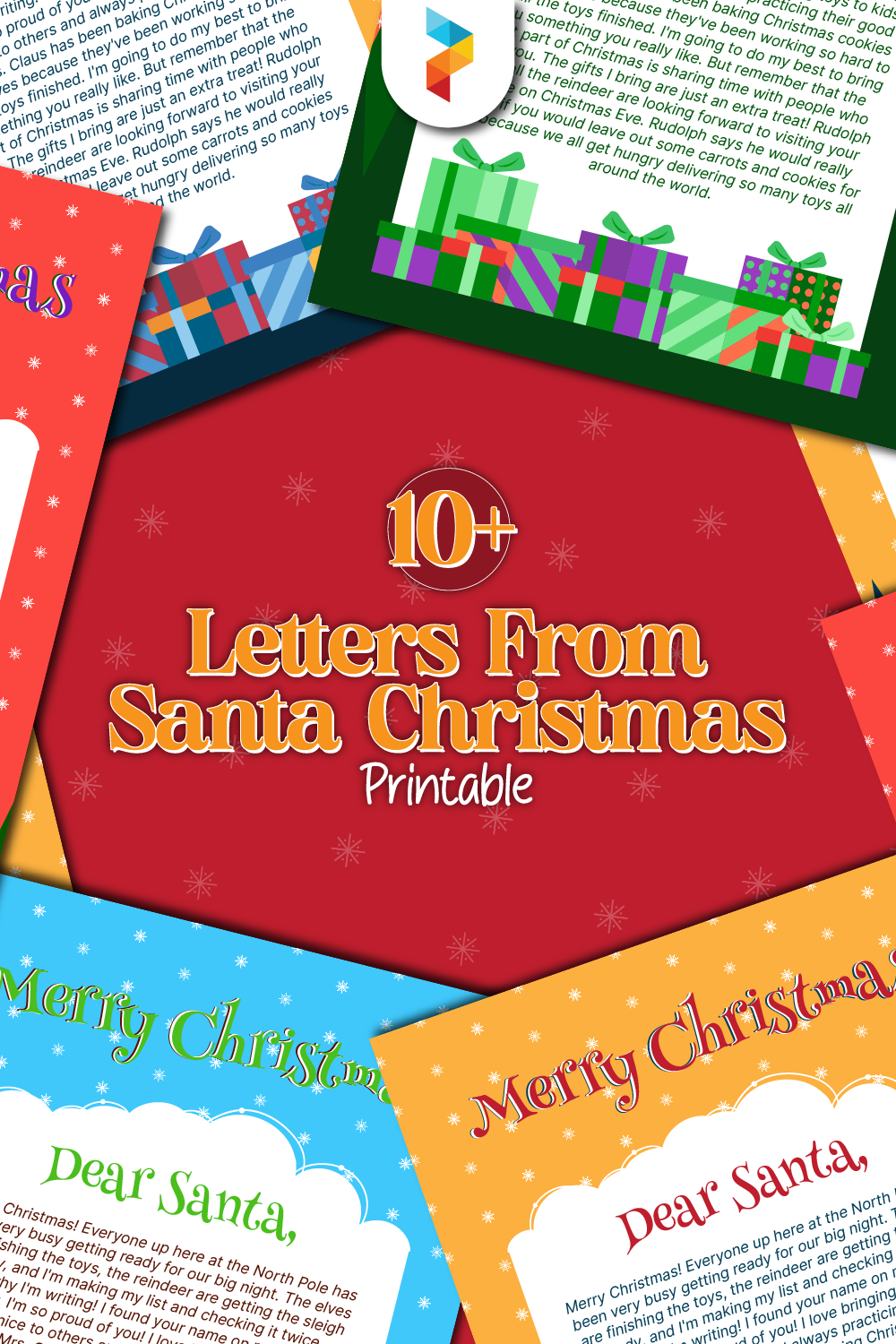 Letters From Santa Christmas Printable
