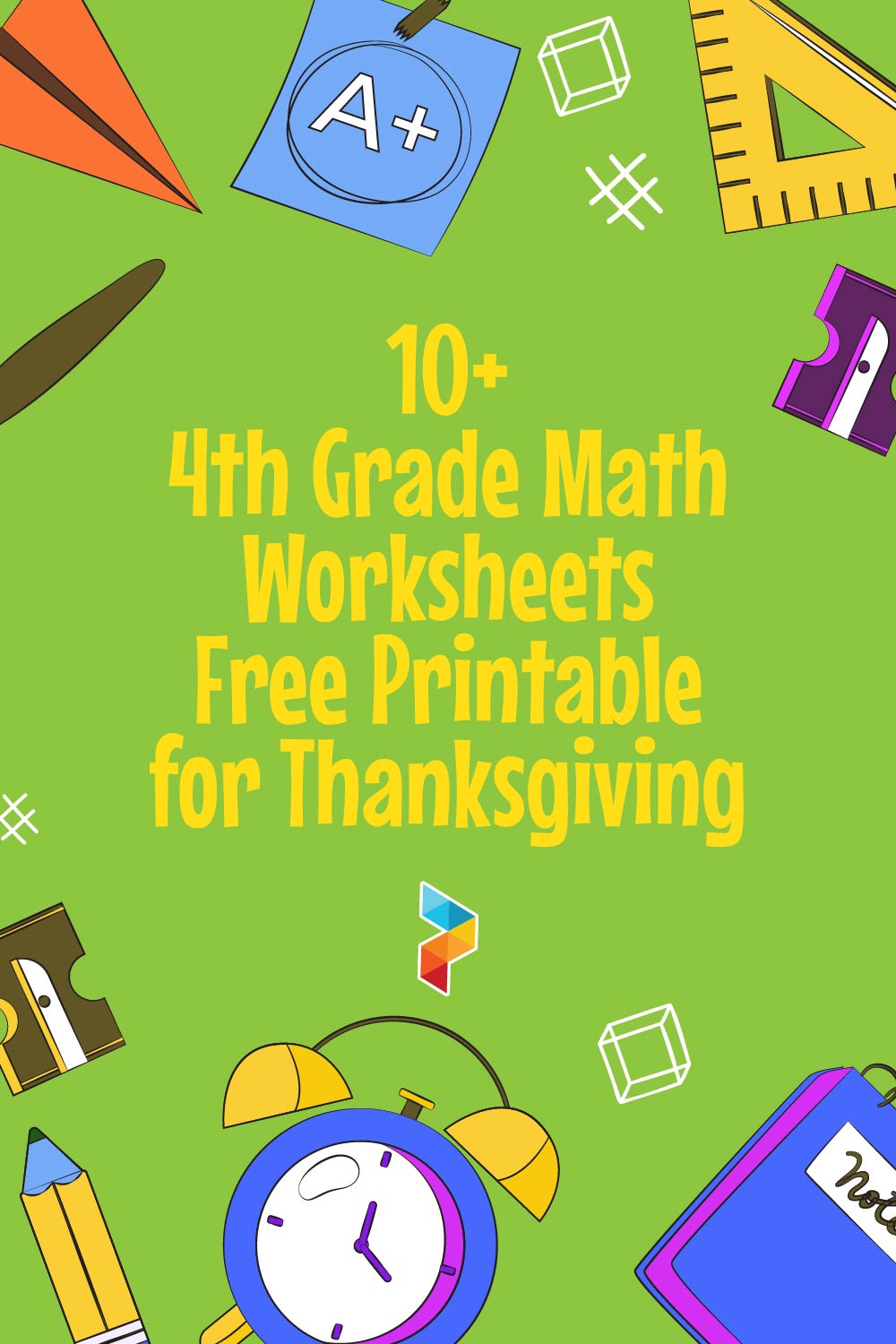 4th Grade Math Worksheets  For Thanksgiving
