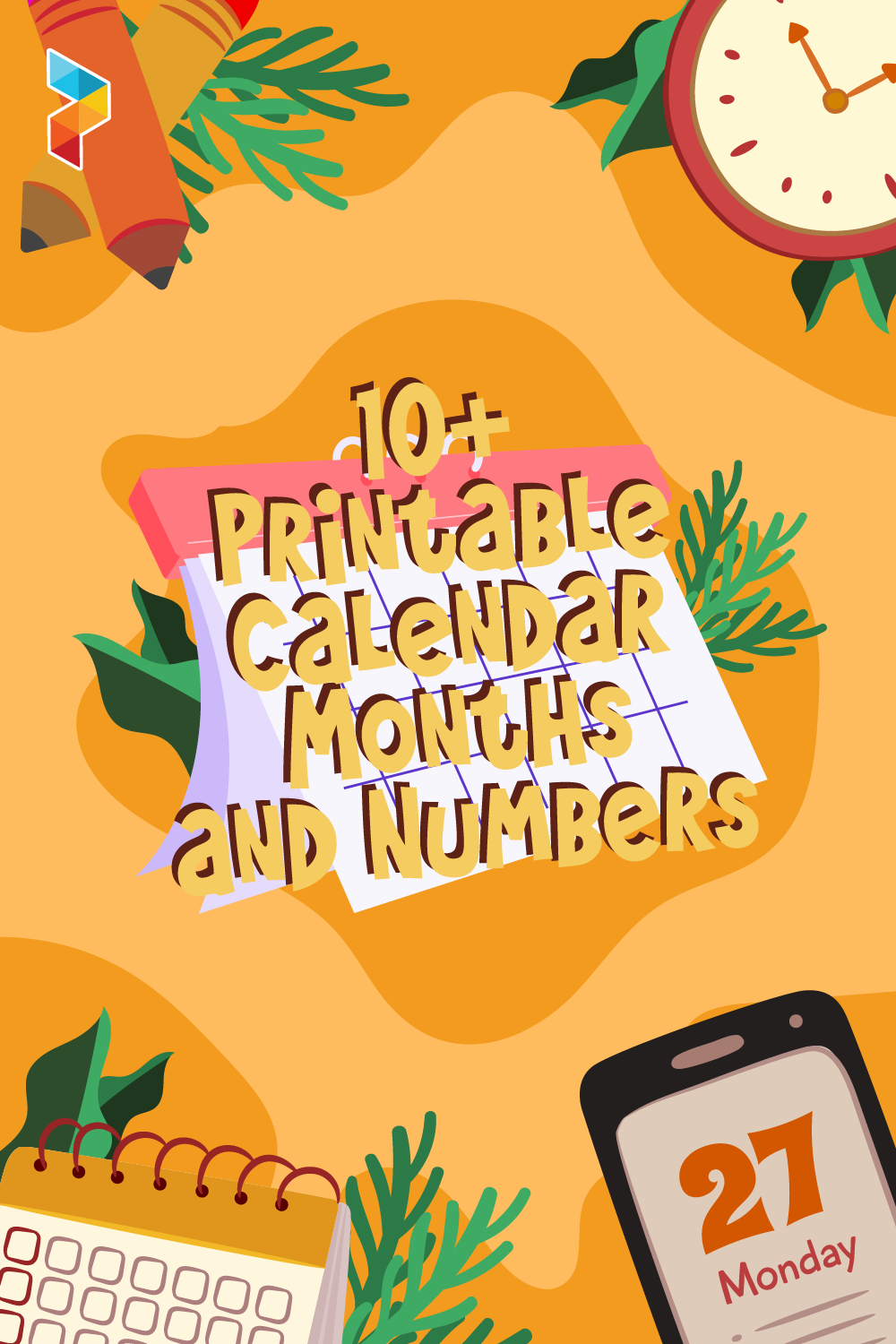 Calendar Months & Numbers