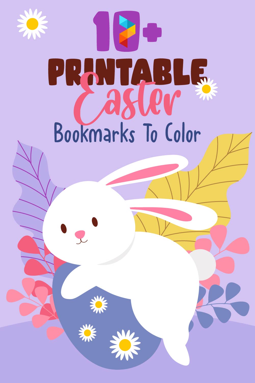 Printable Easter Bookmarks To Color
