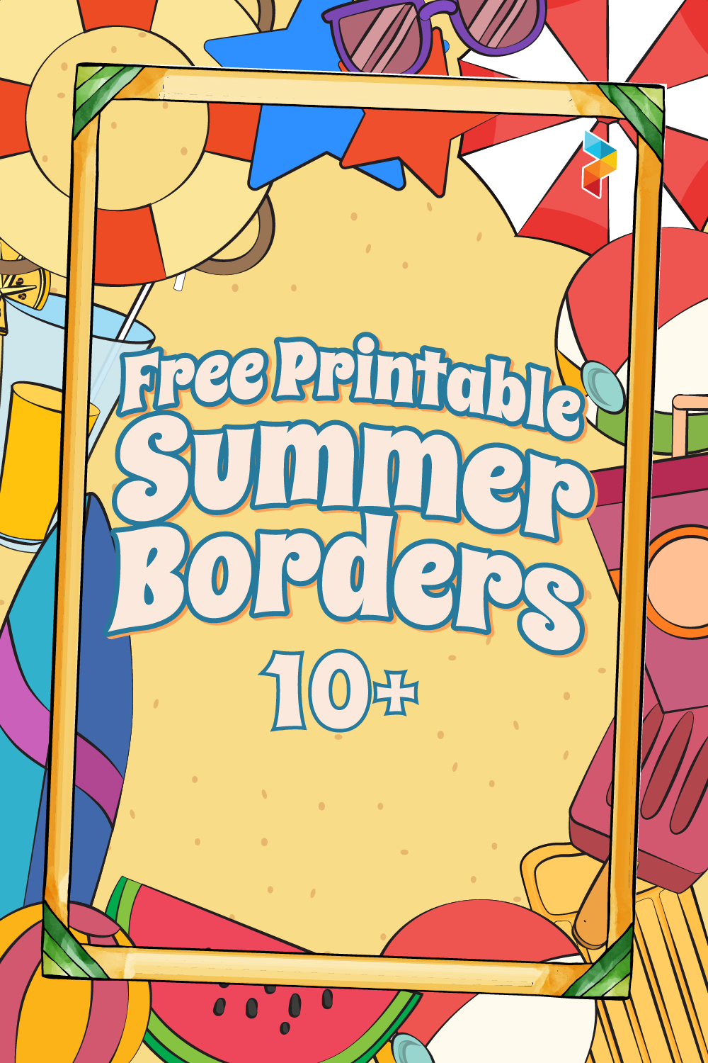Printable Summer Borders