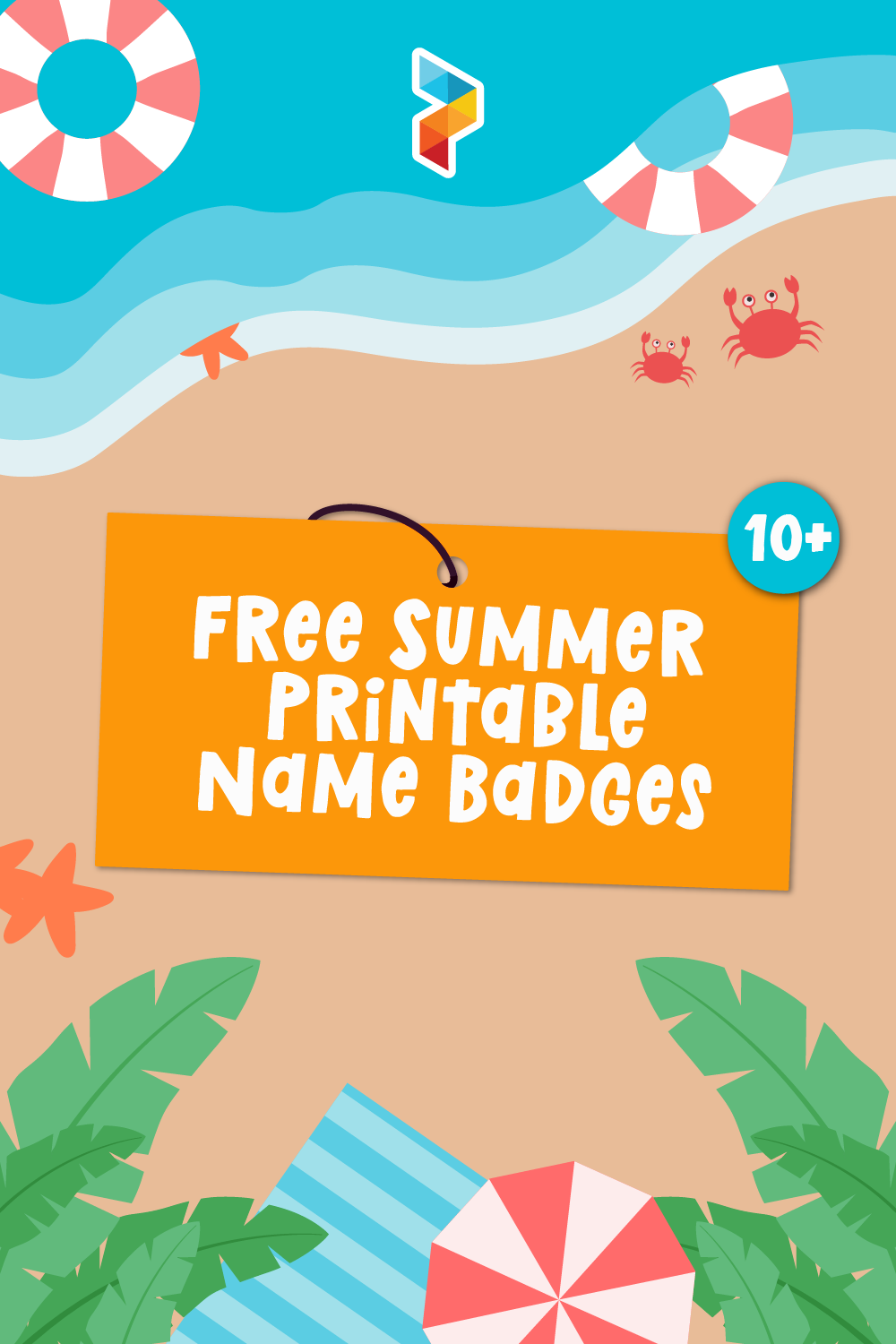 Summer Name Badges