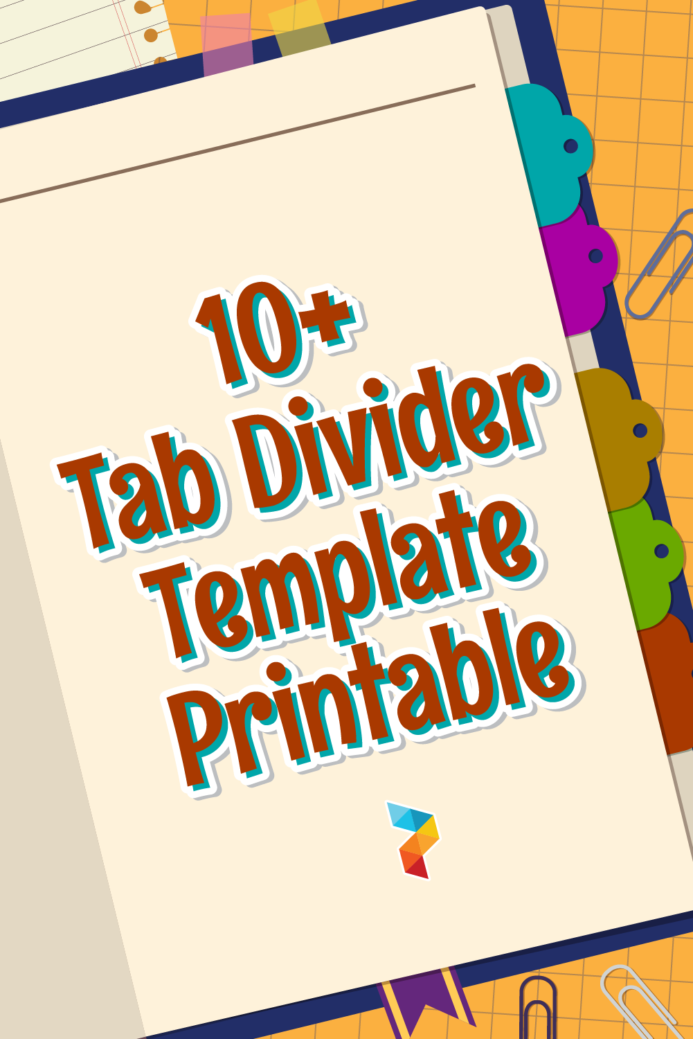 Tab Divider Template Printable