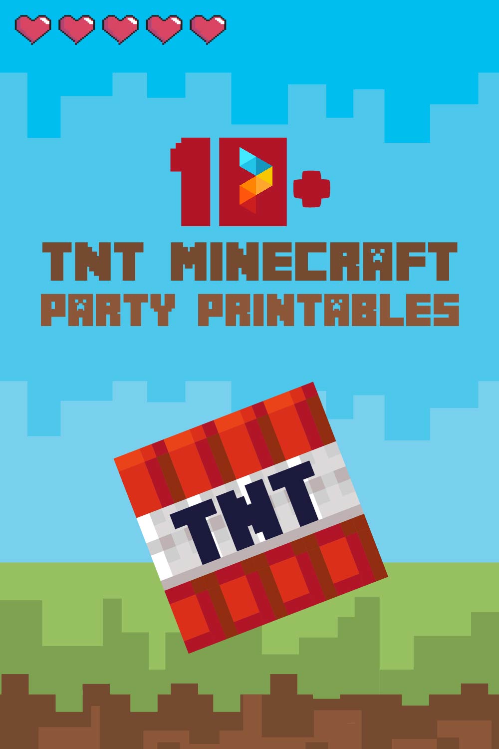 TNT Minecraft Party Printables
