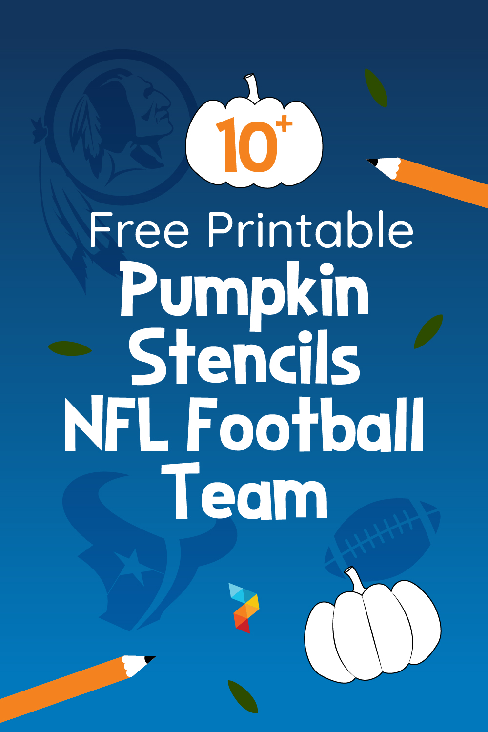 Printable Pumpkin Stencils NFL Football Team