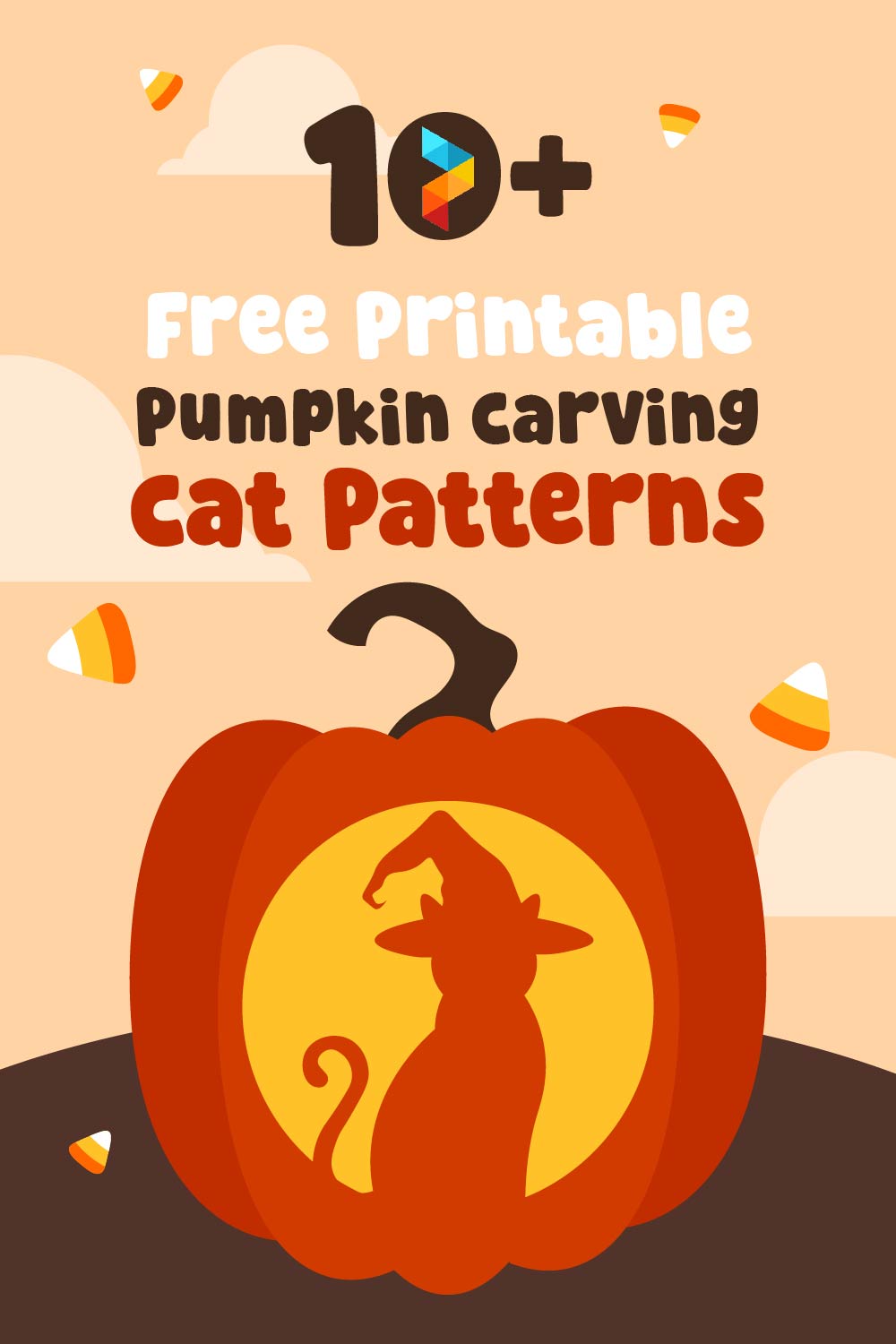 Pumpkin Carving Cat Patterns