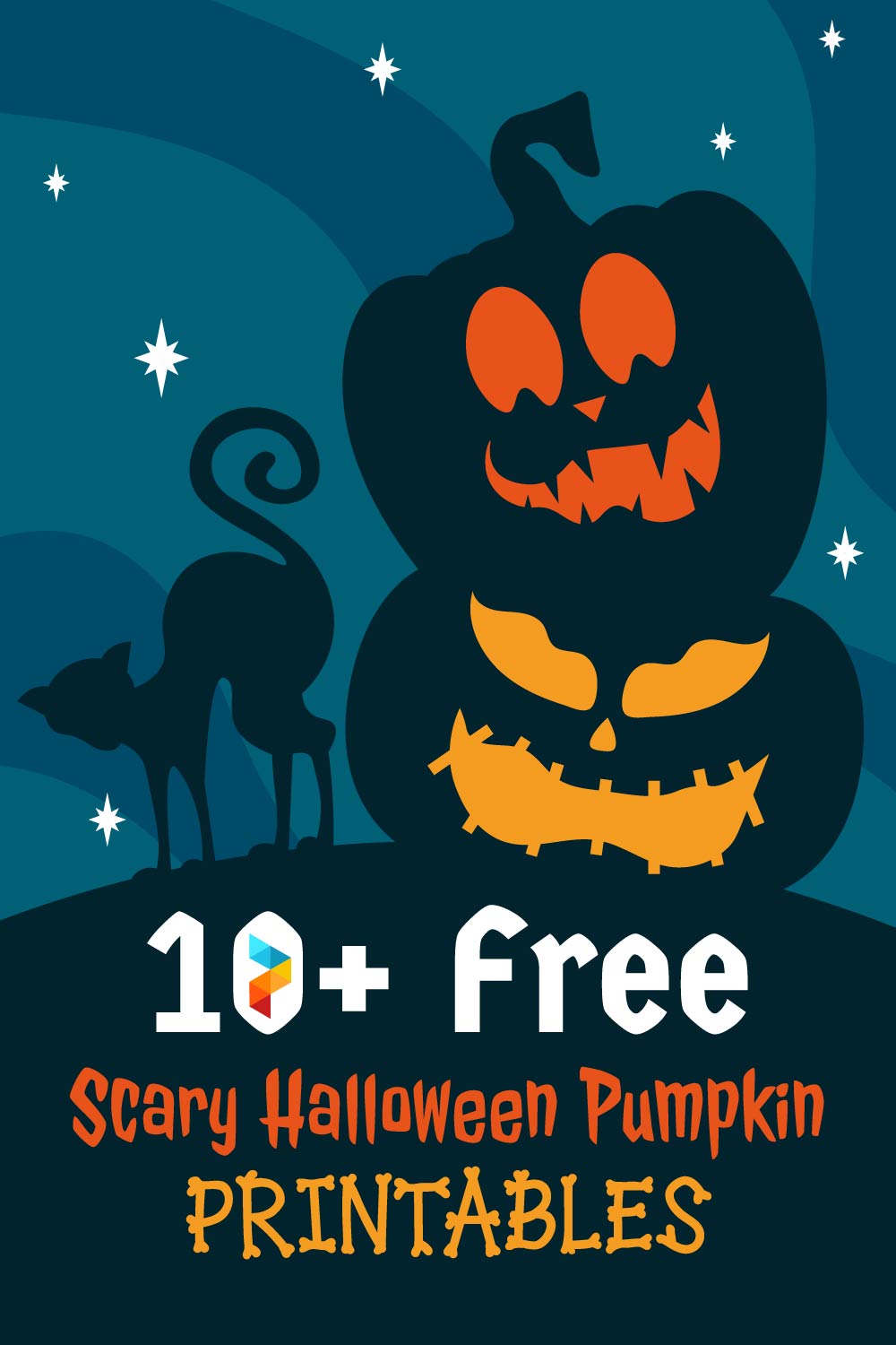 Scary Halloween Pumpkin Printables