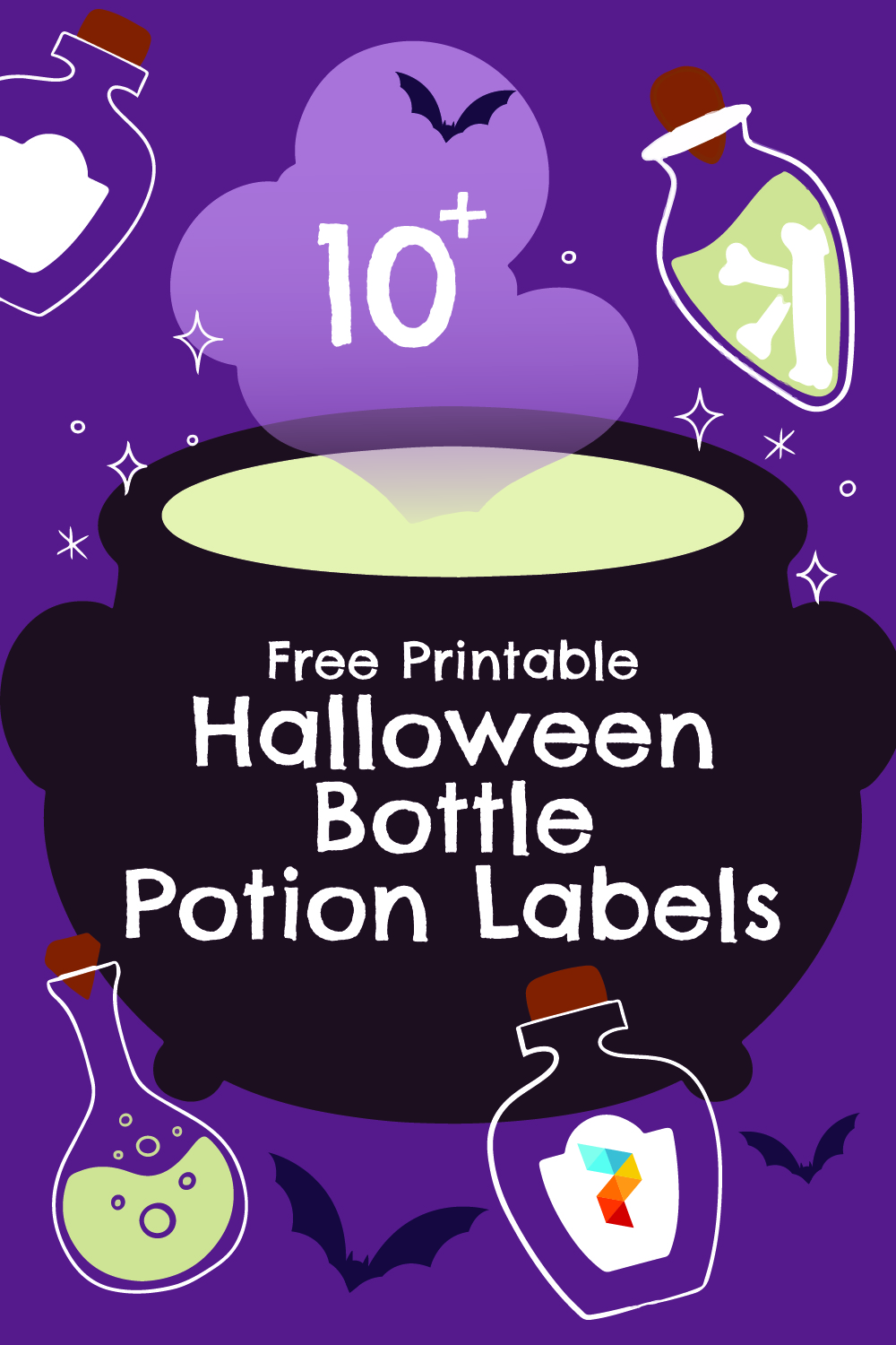 Halloween Bottle Potion Labels