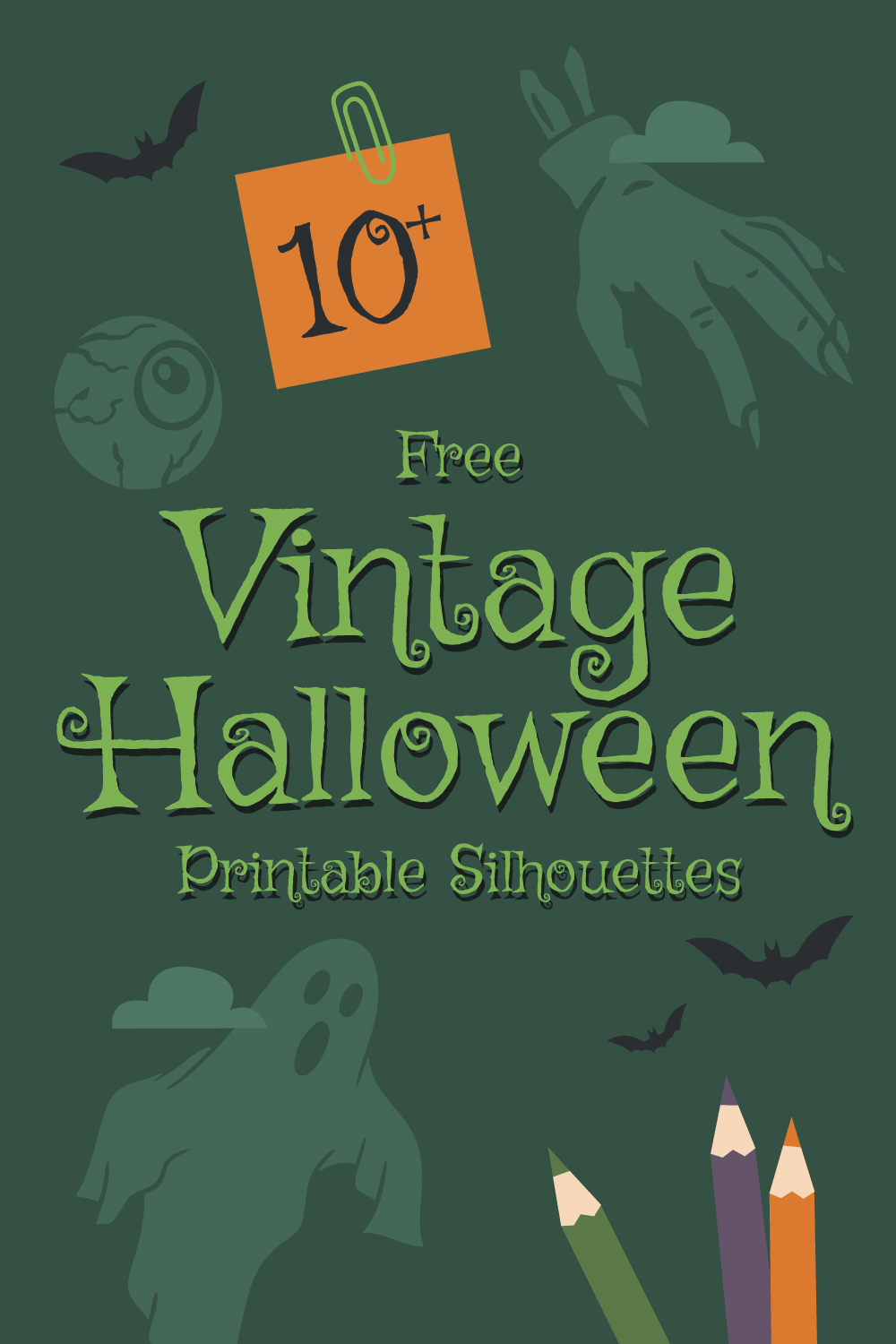 Vintage Halloween Silhouettes