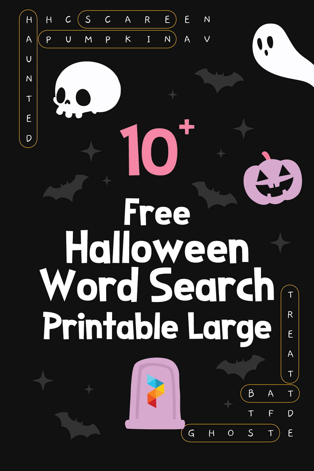 Halloween Word Search Large